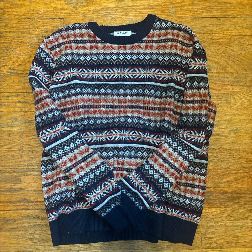 Men’s multi colored sweater
